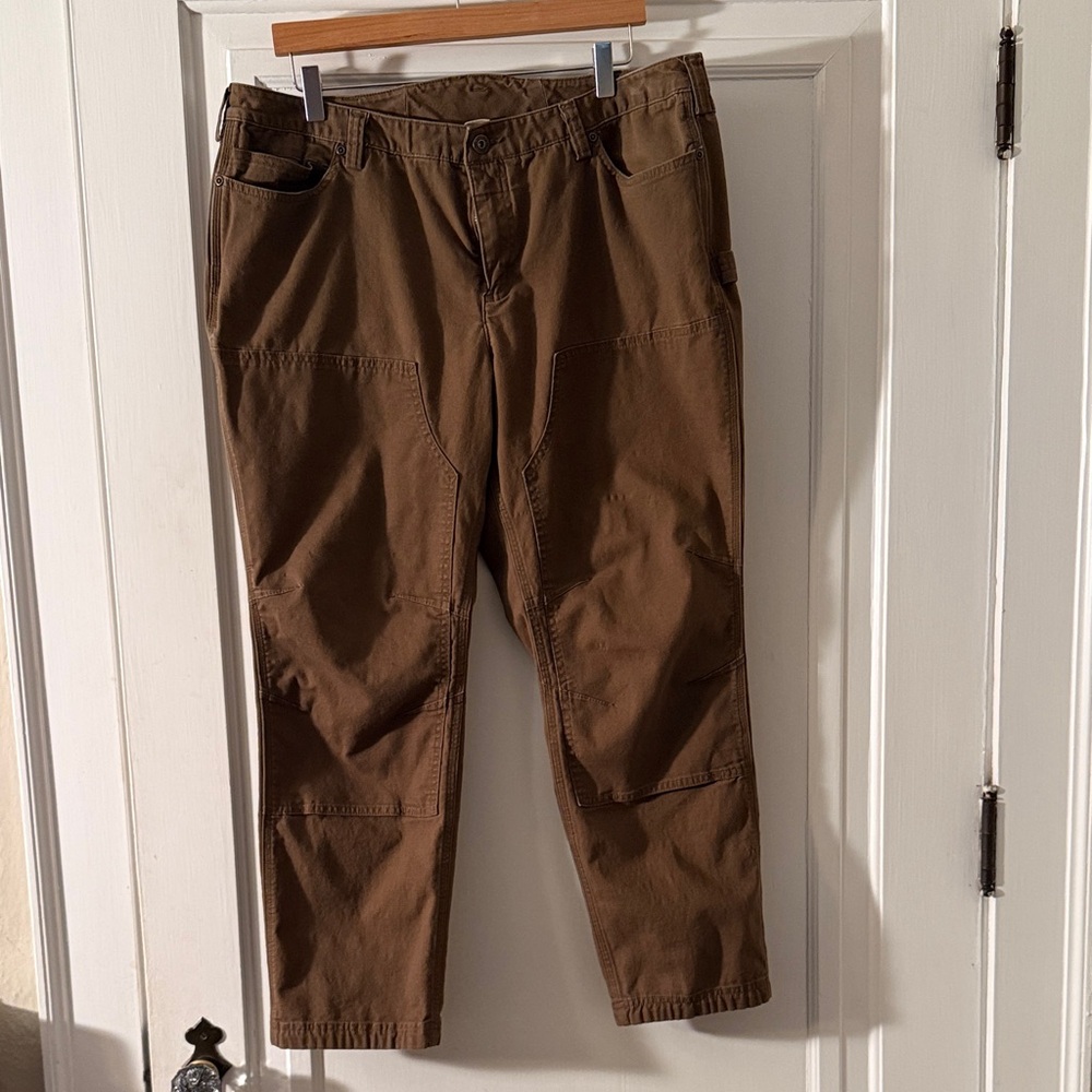 Duluth Trading Co Brown Straight Leg Cargo Work Pants
